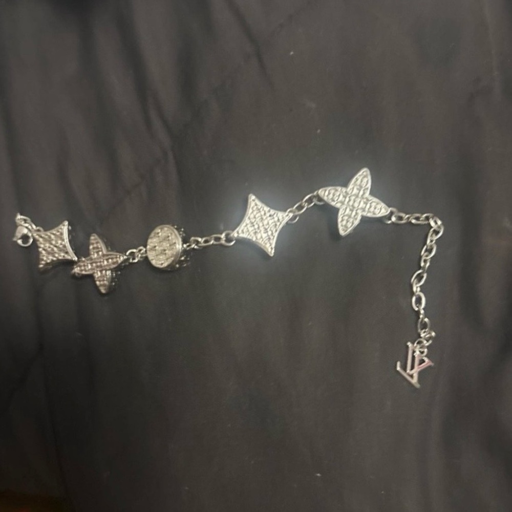 Louis Vuitton Silver and Multicolor Charm Bracelet - Picture 2 of 6